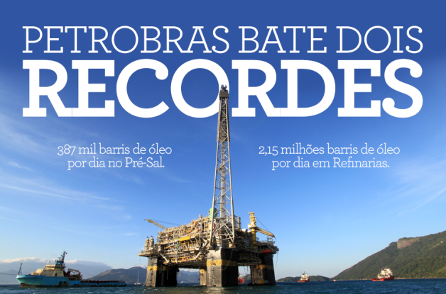 Petrobras quebra novos recordes de produção