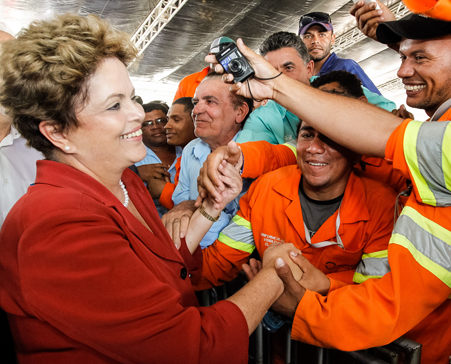 Dilma vistoria obras de transposição do São Francisco