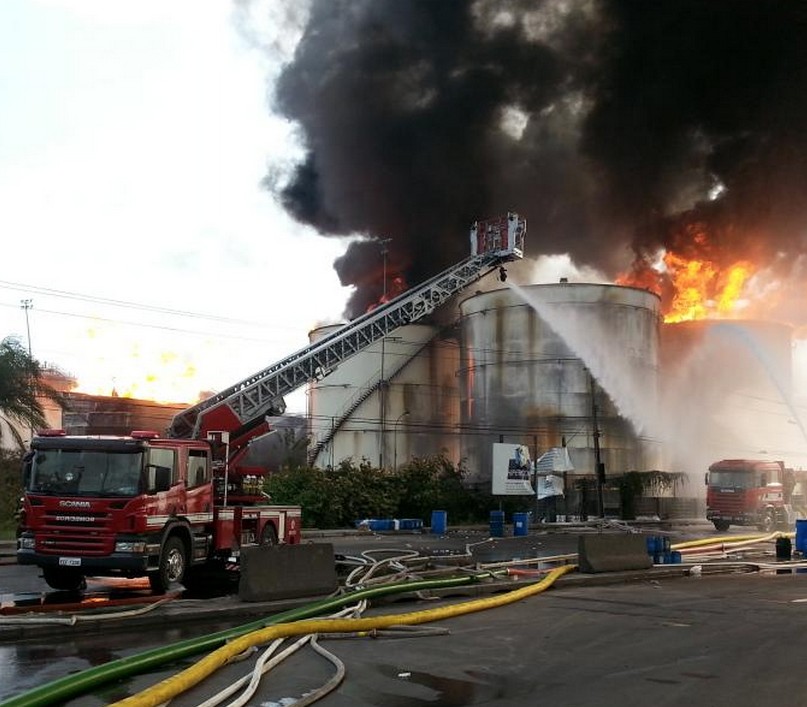 Infraero e FAB irão apoiar combate a incêndio em Santos