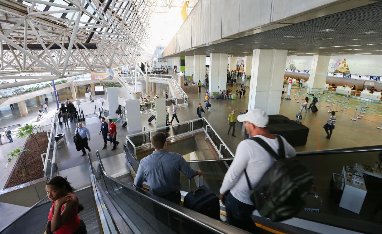 Aeroportos têm aumento de 3,36% em movimentação de passageiros