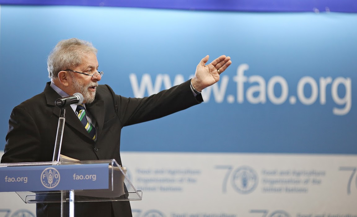 Lula na FAO: Repartir o pão é o primeiro passo para construir a paz