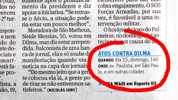 Petista critica tratamento ‘desigual’ dado pela mídia em atos pró-governo