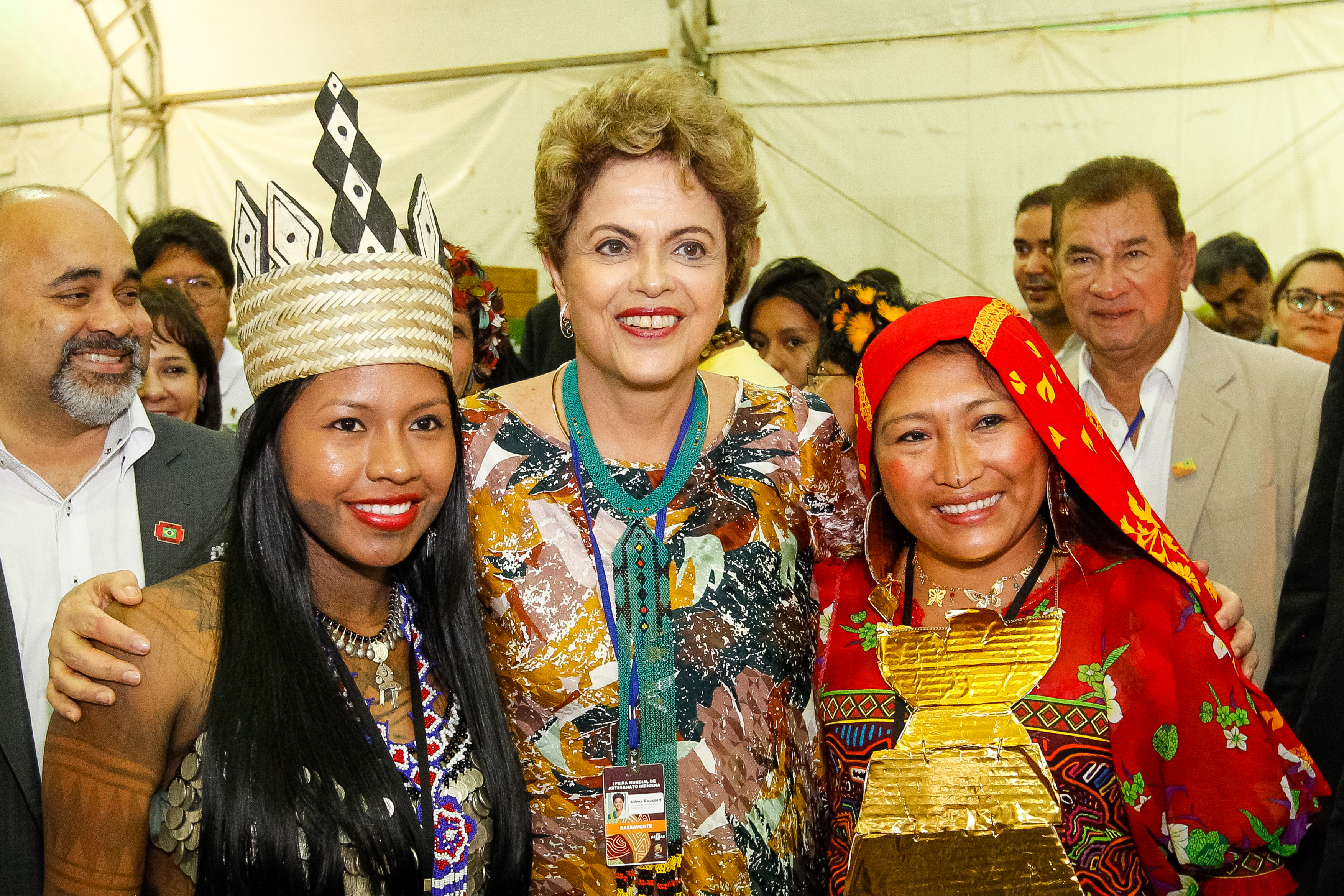 Dilma participa da abertura dos primeiros Jogos Mundiais Indígenas