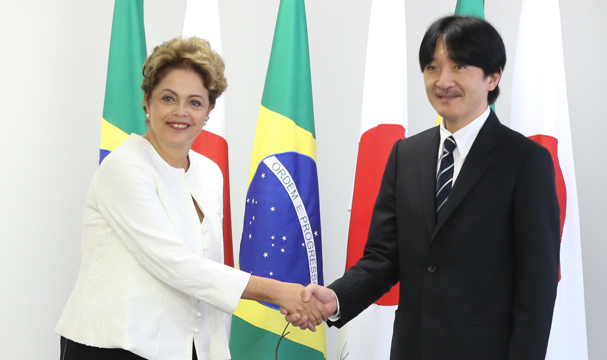 Dilma recebe príncipe e princesa Akishino, do Japão