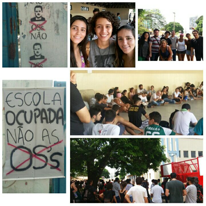 Estudantes de GO ocupam escolas contra privatização do ensino por Perillo