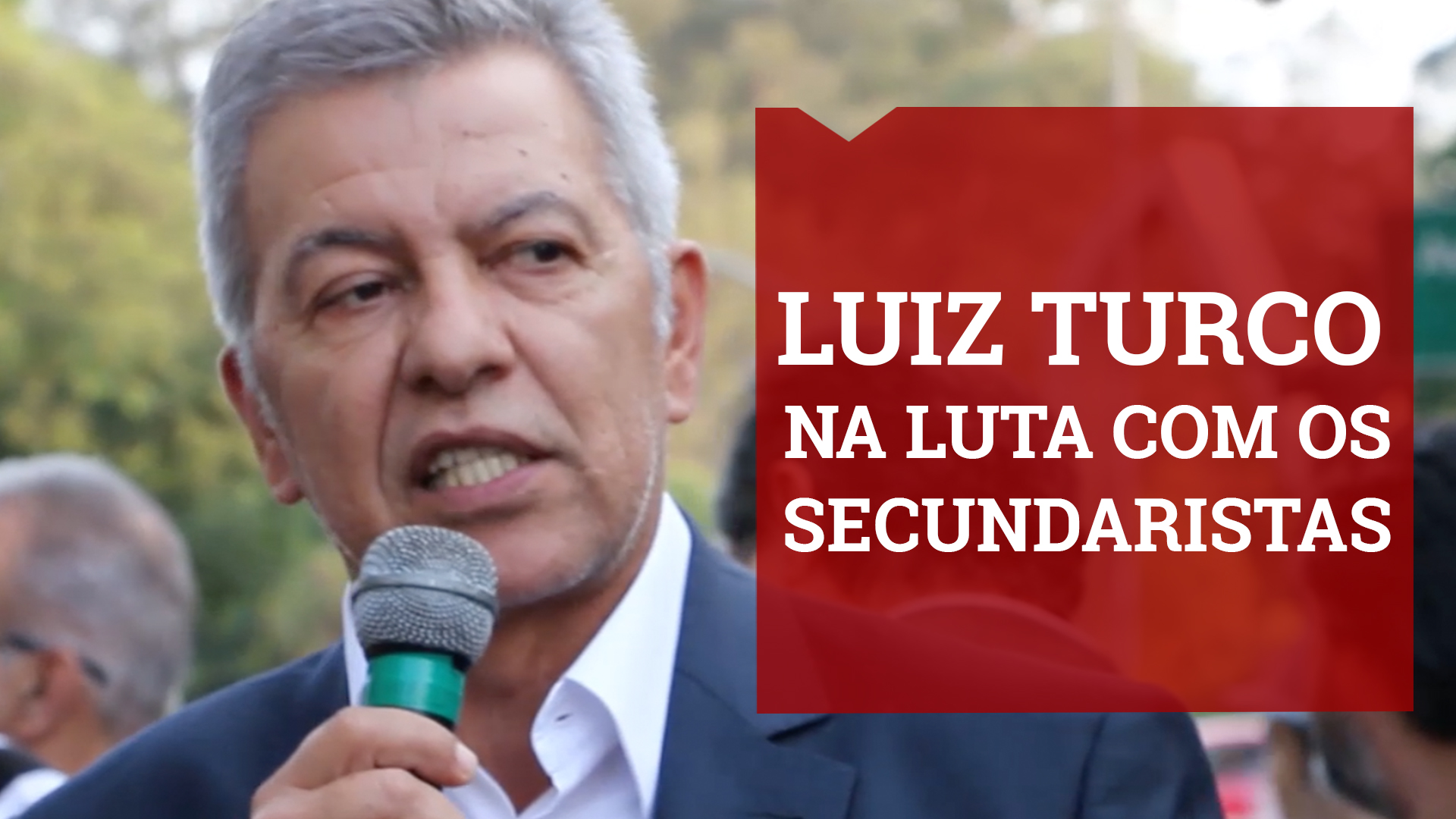 Luiz Turco na ocupação da ALESP