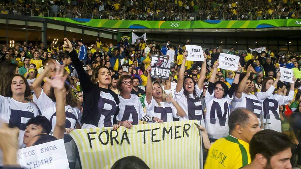 Rio 2016: Torcida no Mineirão solta o grito de ‘Fora Temer’
