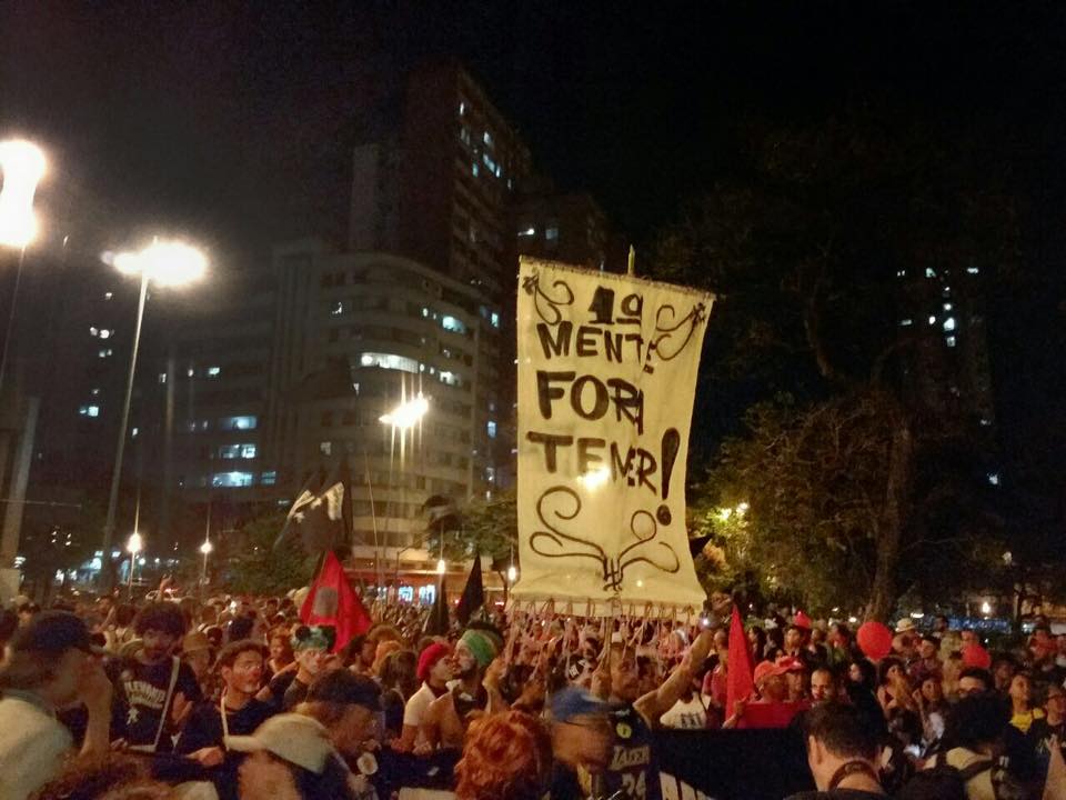 Em BH, Levante Popular da Juventude leva 20 mil às ruas