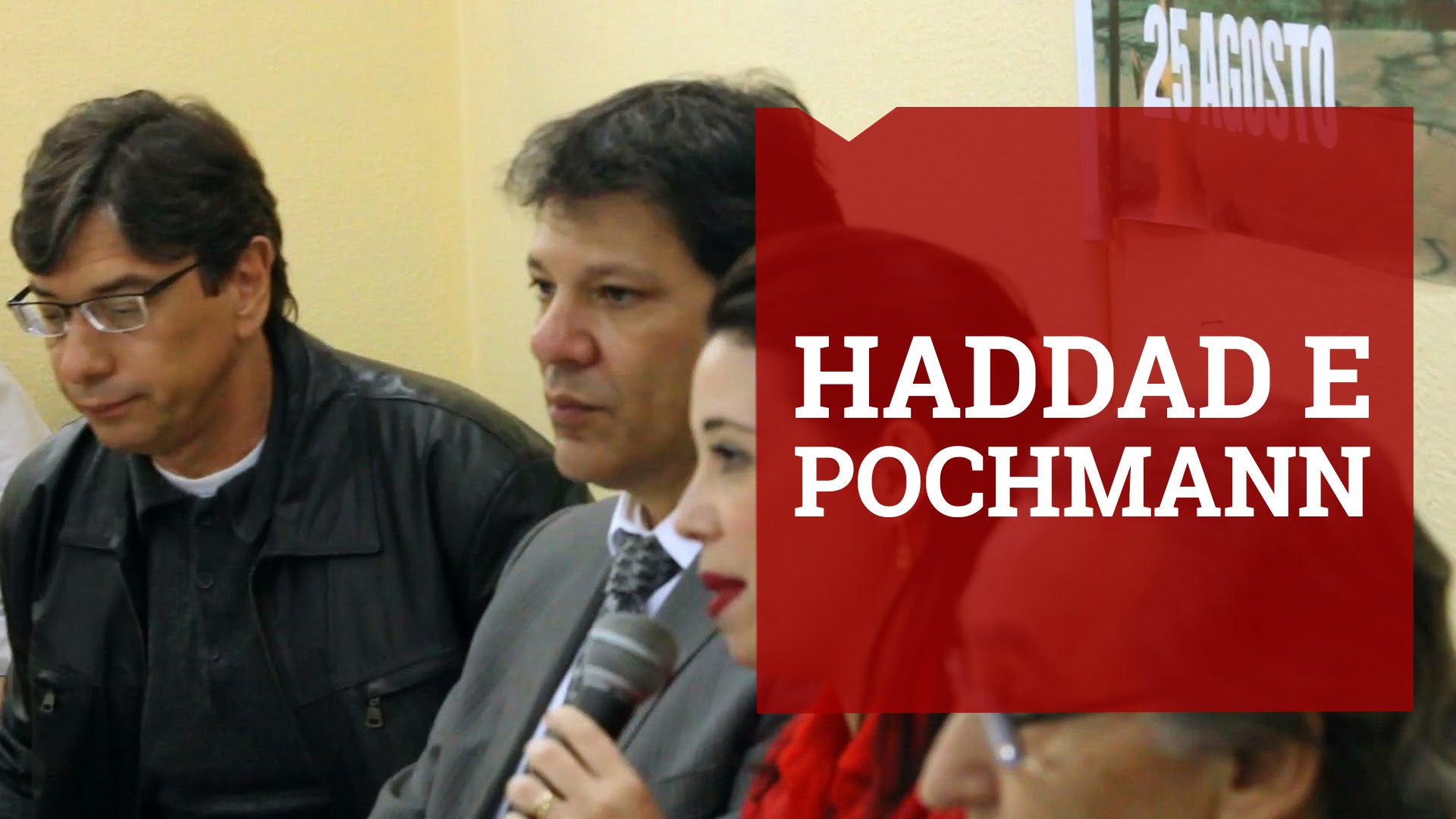 Haddad e Pochmann falam sobre os interesses da mídia