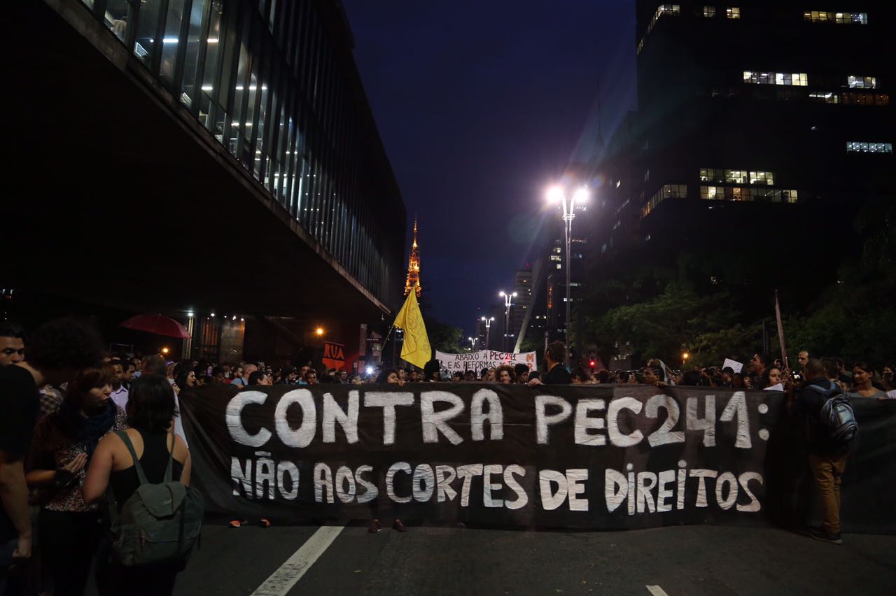 Não à PEC 241: São Paulo, Belo Horizonte e Rio têm protestos