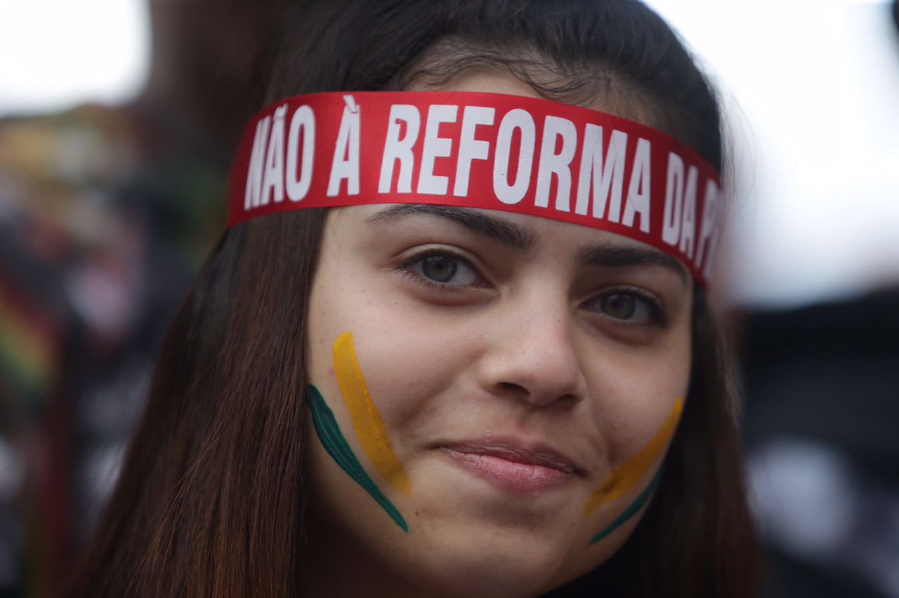 Mulheres na luta contra a reforma da Previdência