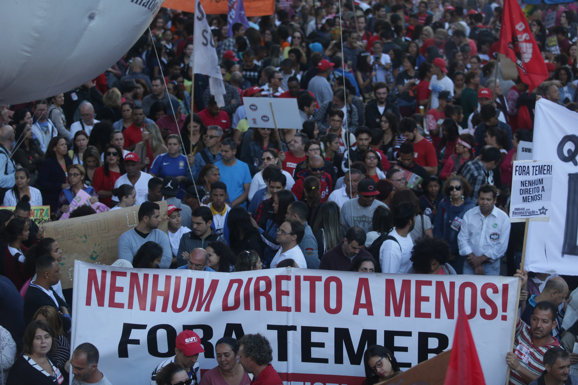 Contra reforma trabalhista, CUT realiza protesto em 18 de abril