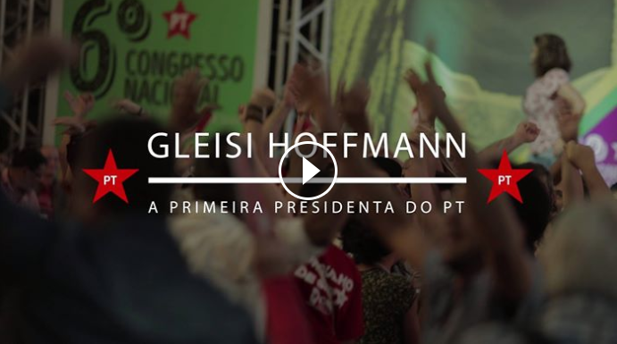 Gleisi Hoffmann: a primeira presidenta do PT