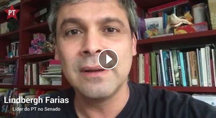 Lindbergh Farias: “Dia 20 de julho, todos às ruas!”