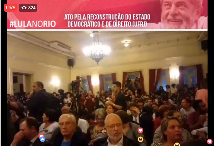 Veja como foi o ato pela democracia no RJ com Lula e Dilma