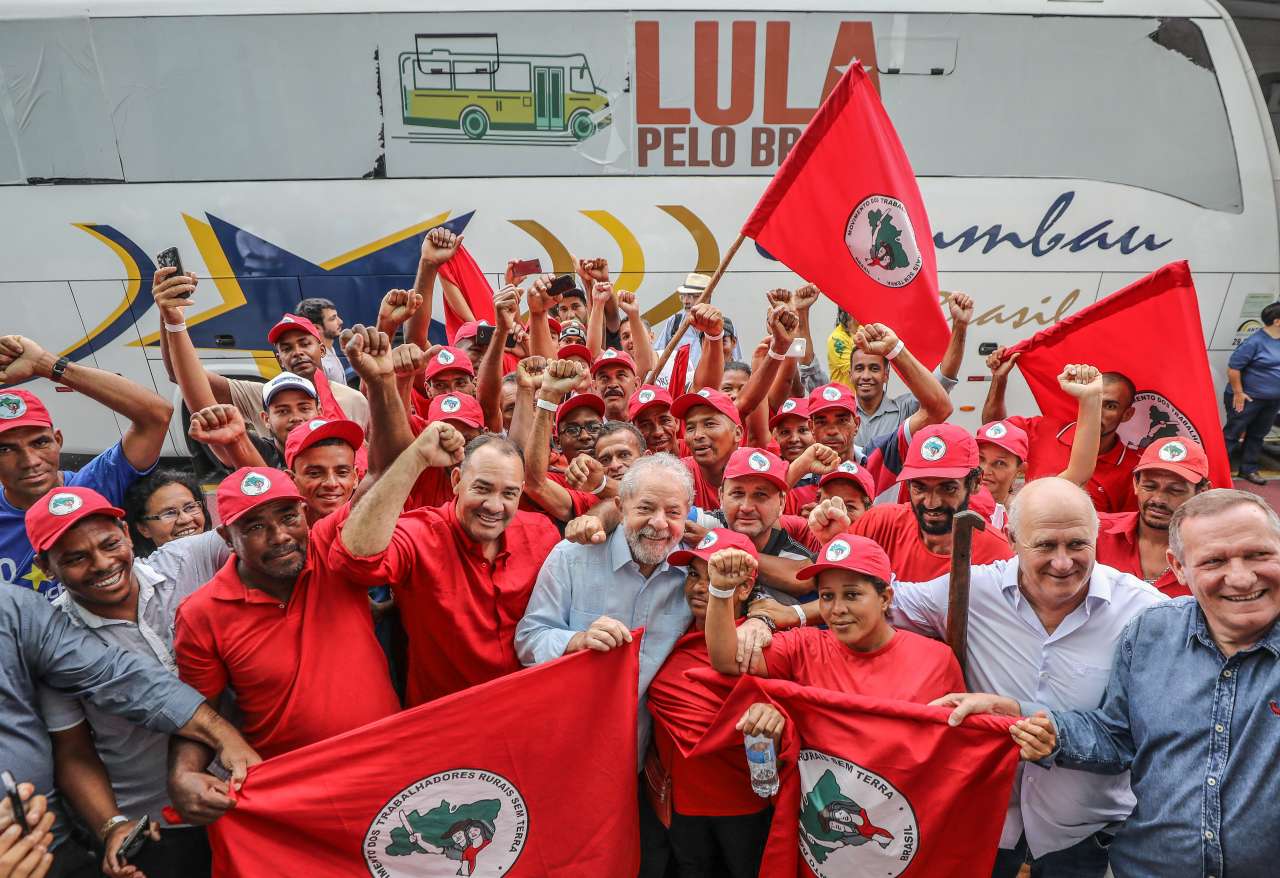 Lula encontra integrantes do MST no Espírito Santo