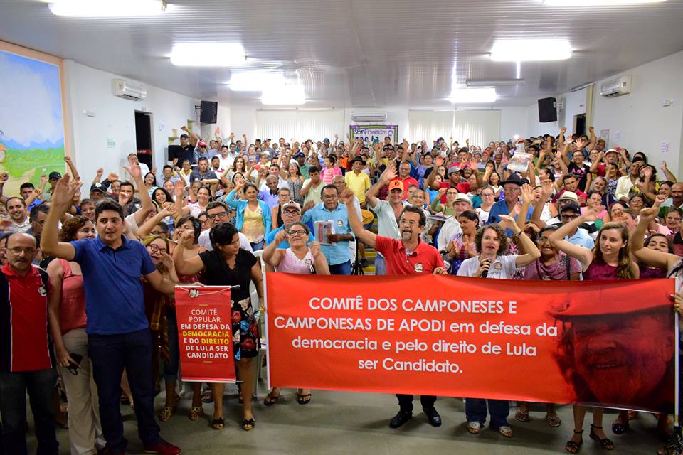 Camponeses de Apodi (RN) lançam comitê em defesa de Lula