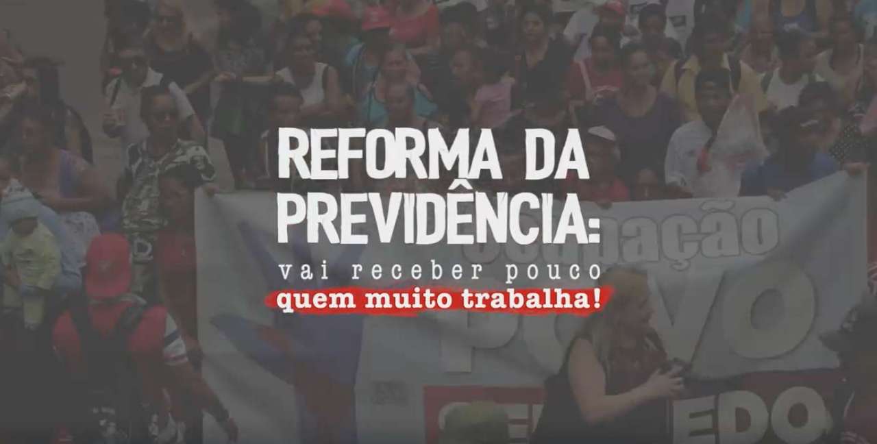 Todos contra a Reforma da Previdência