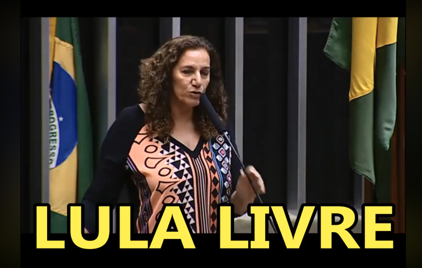 Jandira Feghali denuncia a tentativa de prisão política de Lula