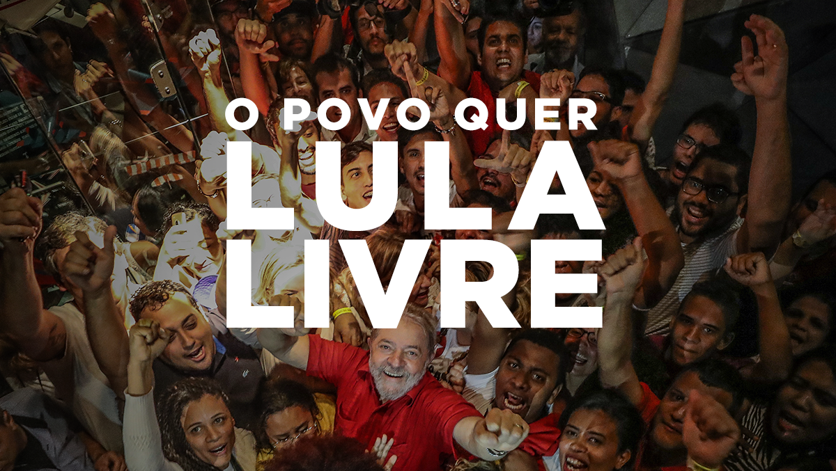 Baixe aqui os panfletos “O povo quer Lula livre”