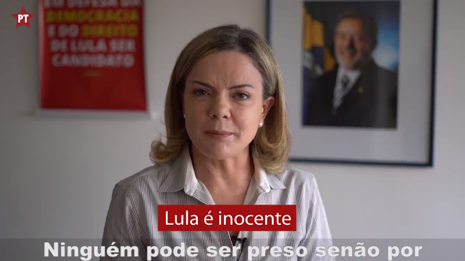 Assista: “Vamos com Lula até as últimas consequências”