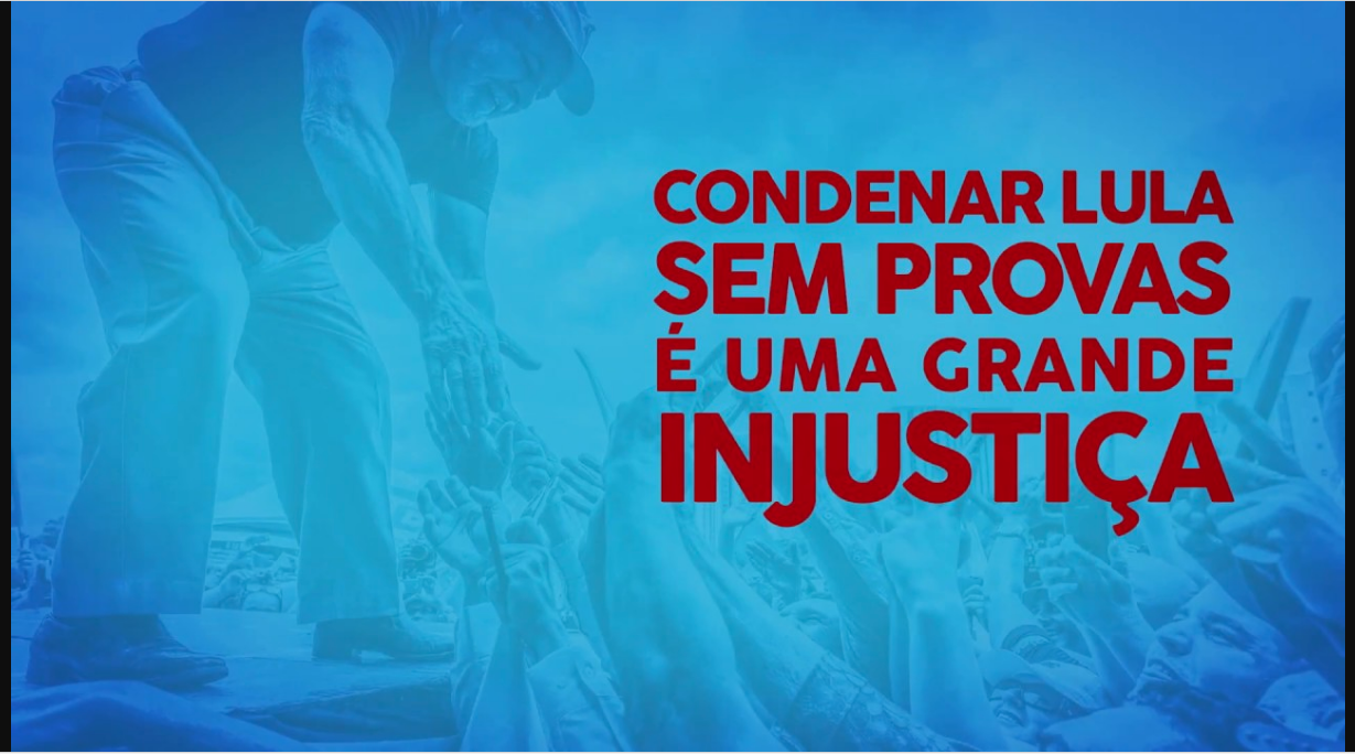 Hoje é o dia de mostrar a nossa força #LulaLivre