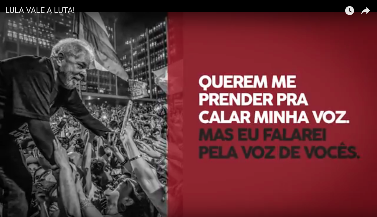 Lula é o povo brasileiro. E o povo brasileiro é Lula