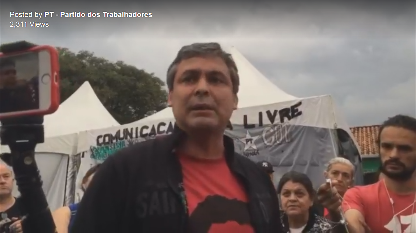 Assista: Senador Lindbergh denuncia atentado contra acampamento