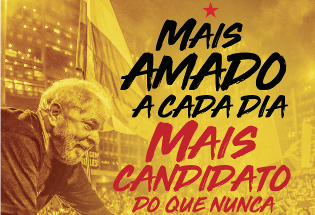 Veja e baixe o folheto da pré-candidatura de Lula