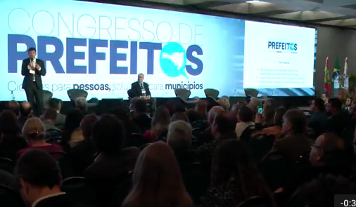 Assista: Congresso da Federação Catarinense dos Municípios