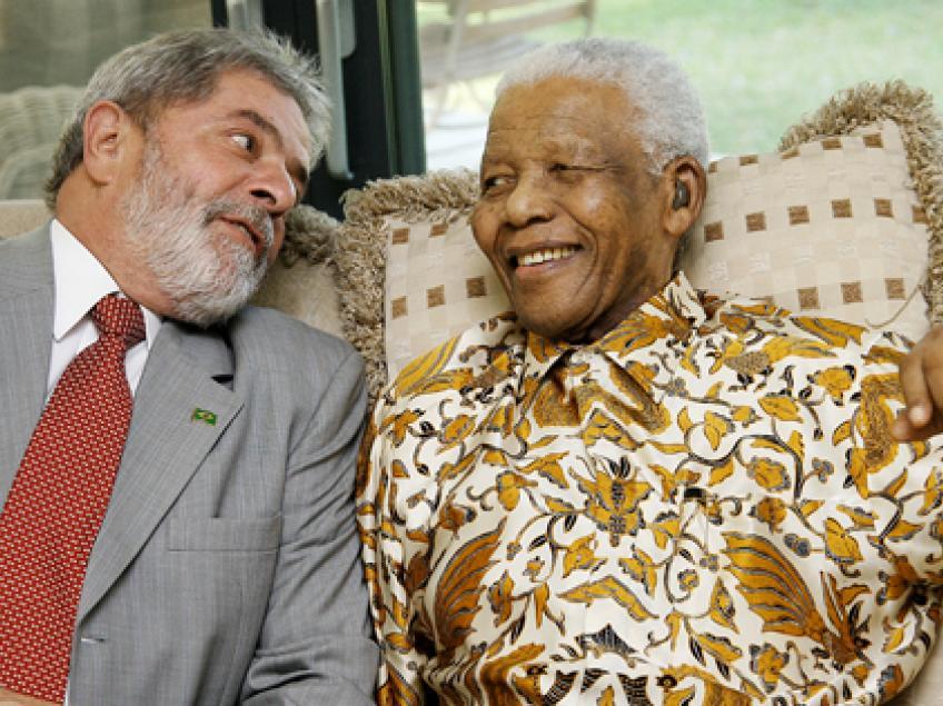 Recado de Lula: “Mandela, 100 anos de luta e perseverança”