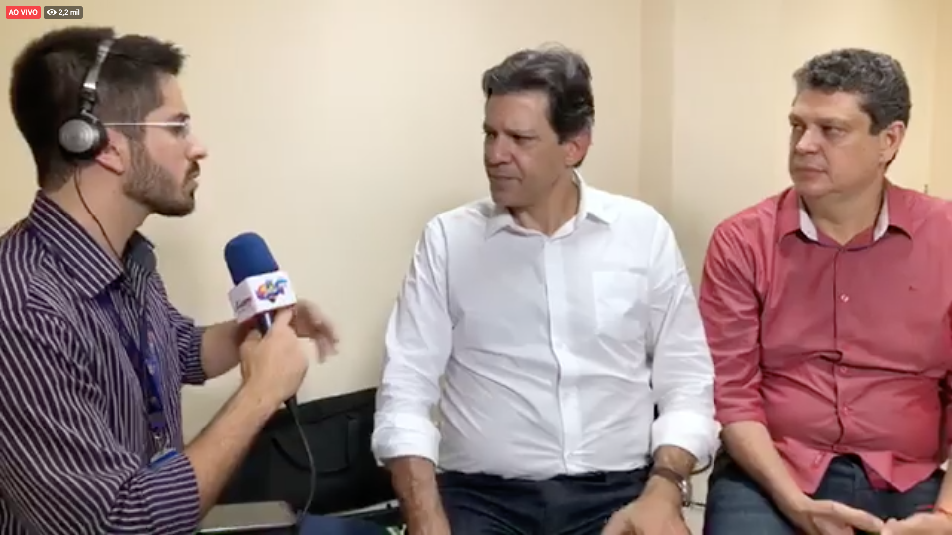 Assista: Fernando Haddad na Rádio Xodó