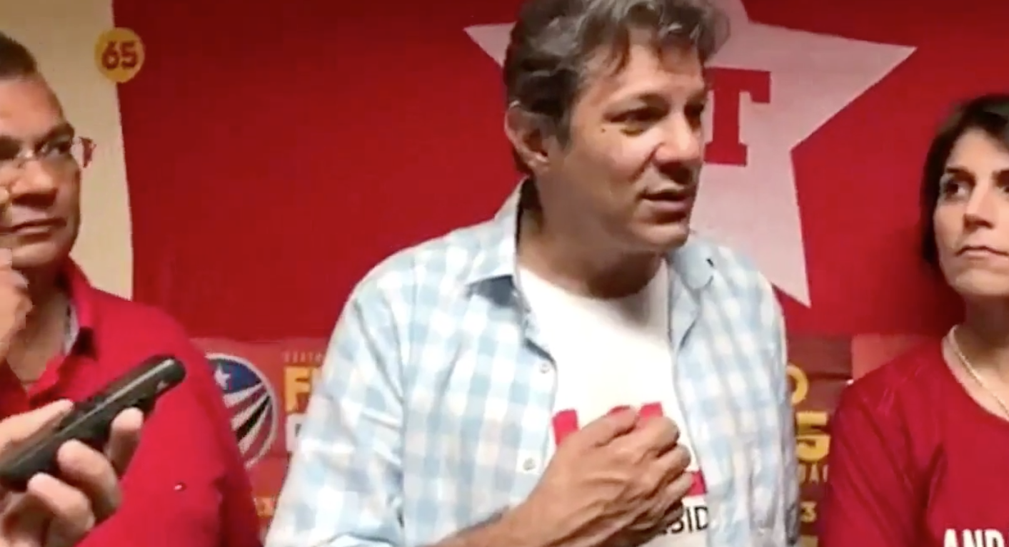 Assista: campanha de Lula e Haddad chega a São Luís do Maranhão