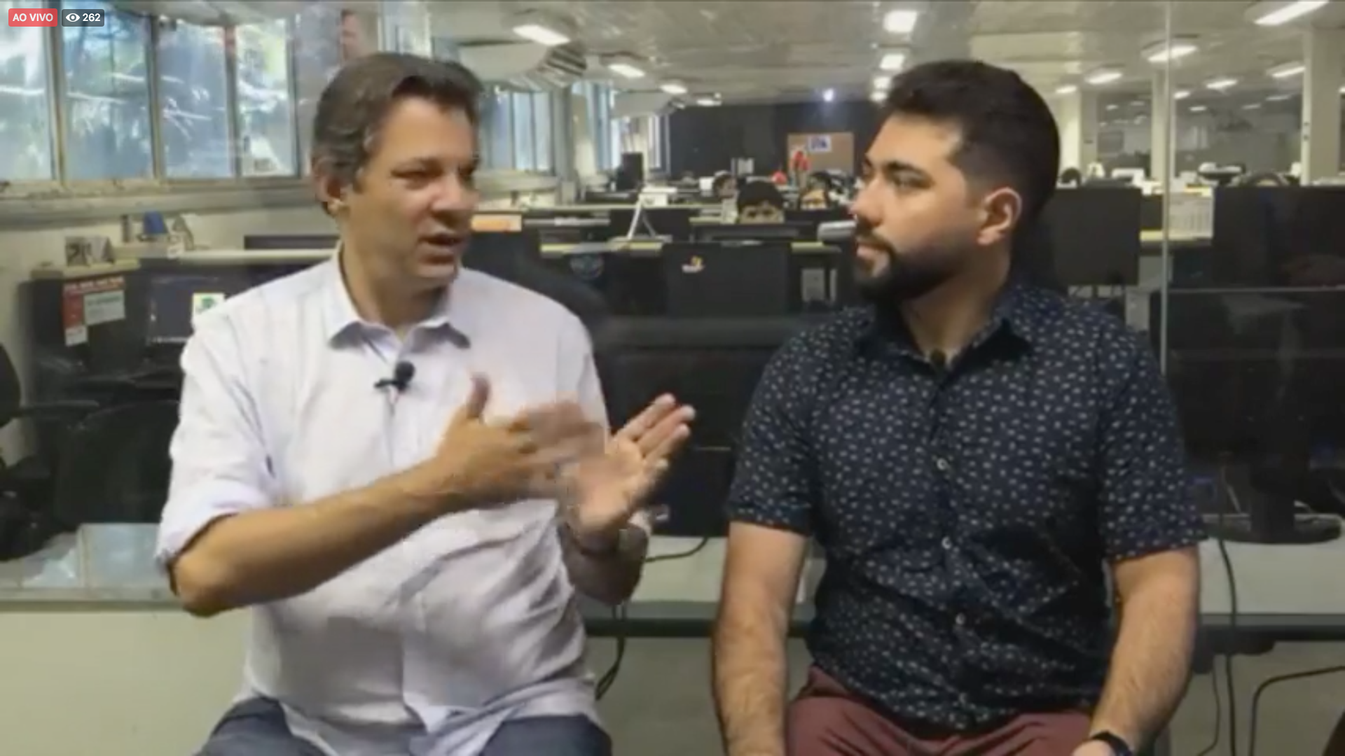 Assista: Haddad em entrevista para o jornal O Povo