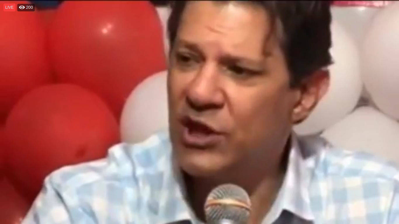 Assista: coletiva com Fernando Haddad sobre candidatura de Lula