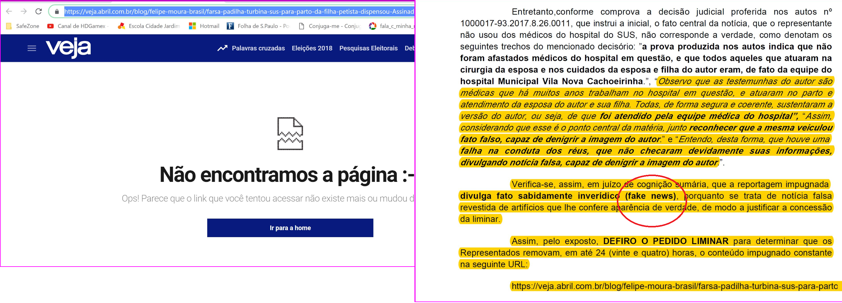 Decisão obriga veículo a apagar notícia falsa sobre Padilha