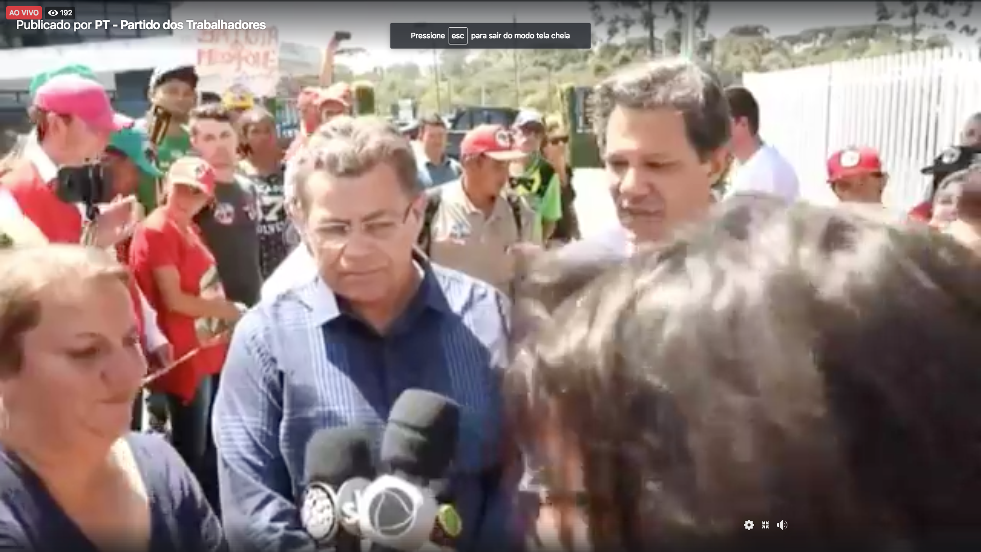 Assista: Fernando Haddad concede entrevista após visita a Lula