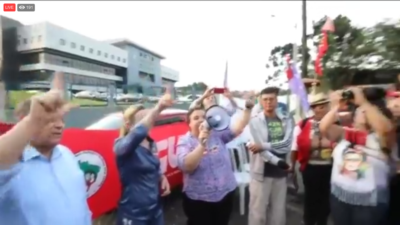 Assista: Gleisi, Emídio e Franklin falam após visita a Lula