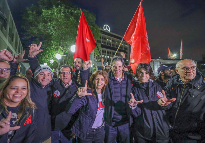 Campanha de Lula e Haddad chega a São Bernardo do Campo