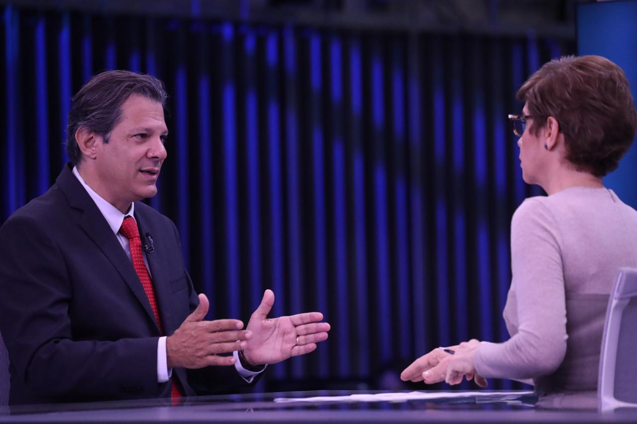 Assista: Fernando Haddad participa do Jornal da Globo