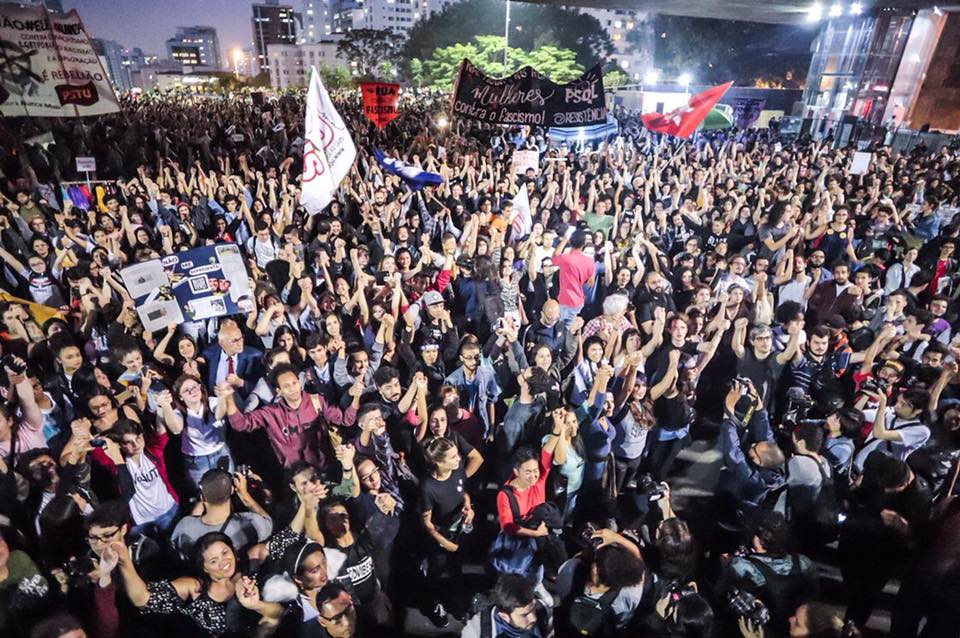 Ato em São Paulo refuta fascismo e agenda golpista de Bolsonaro