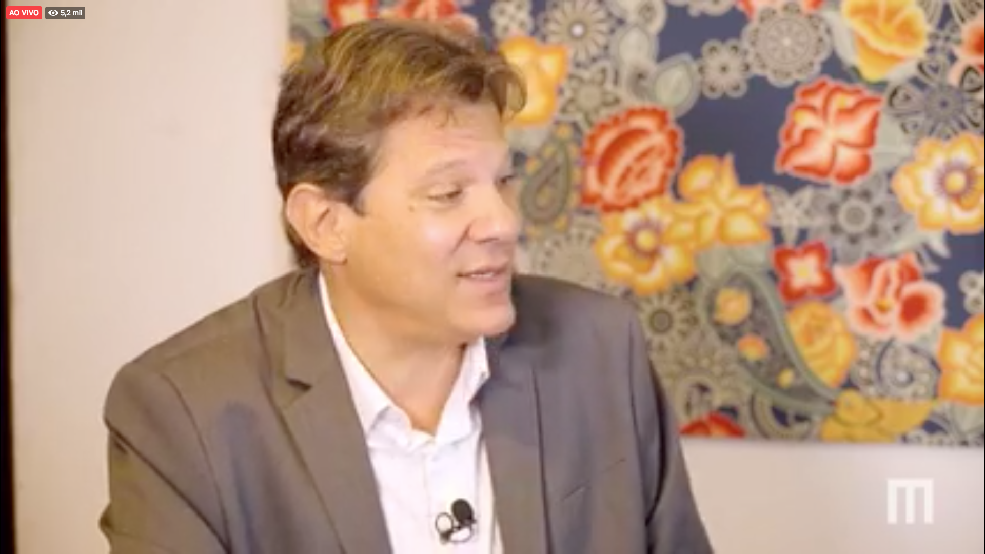 Assista: Fernando Haddad concede entrevista ao Metrópoles