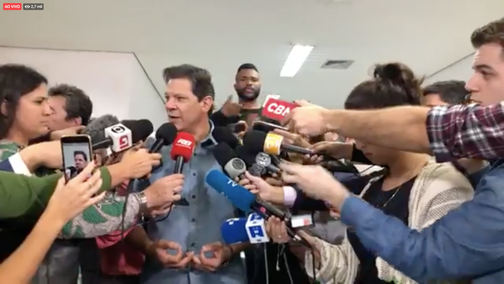 Assista: Haddad participa de coletiva de imprensa