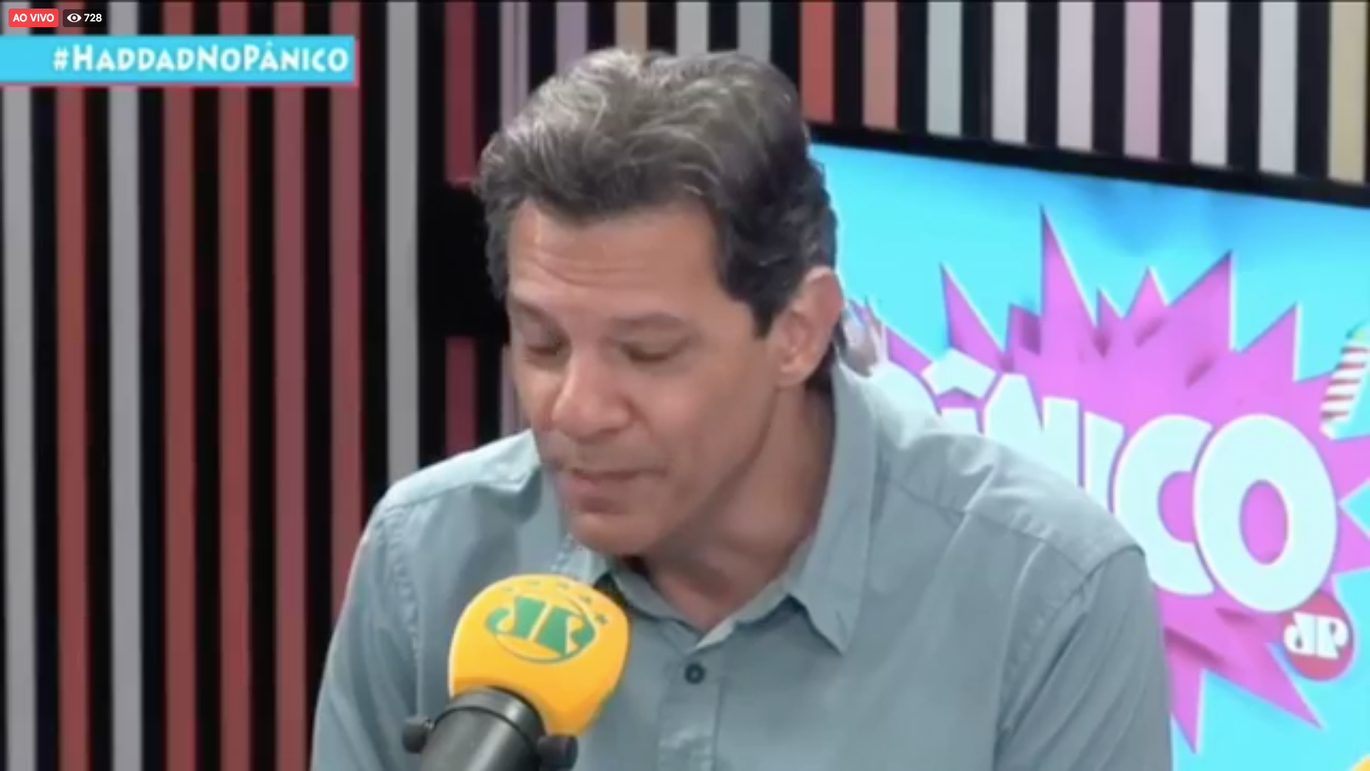 Assista: Haddad participa do programa Pânico