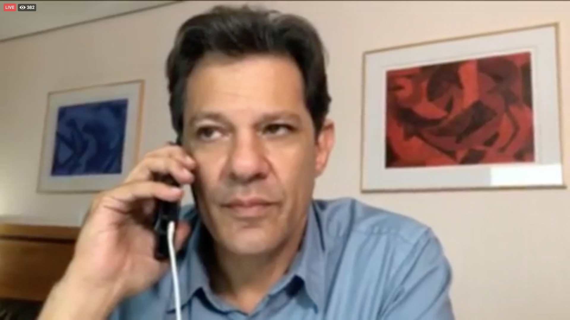 Assista: Haddad dá entrevista ao sistema Meio Norte do Piauí