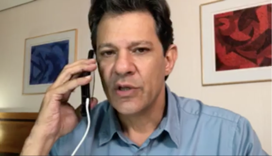 Assista: Haddad fala para rádios de Minas Gerais