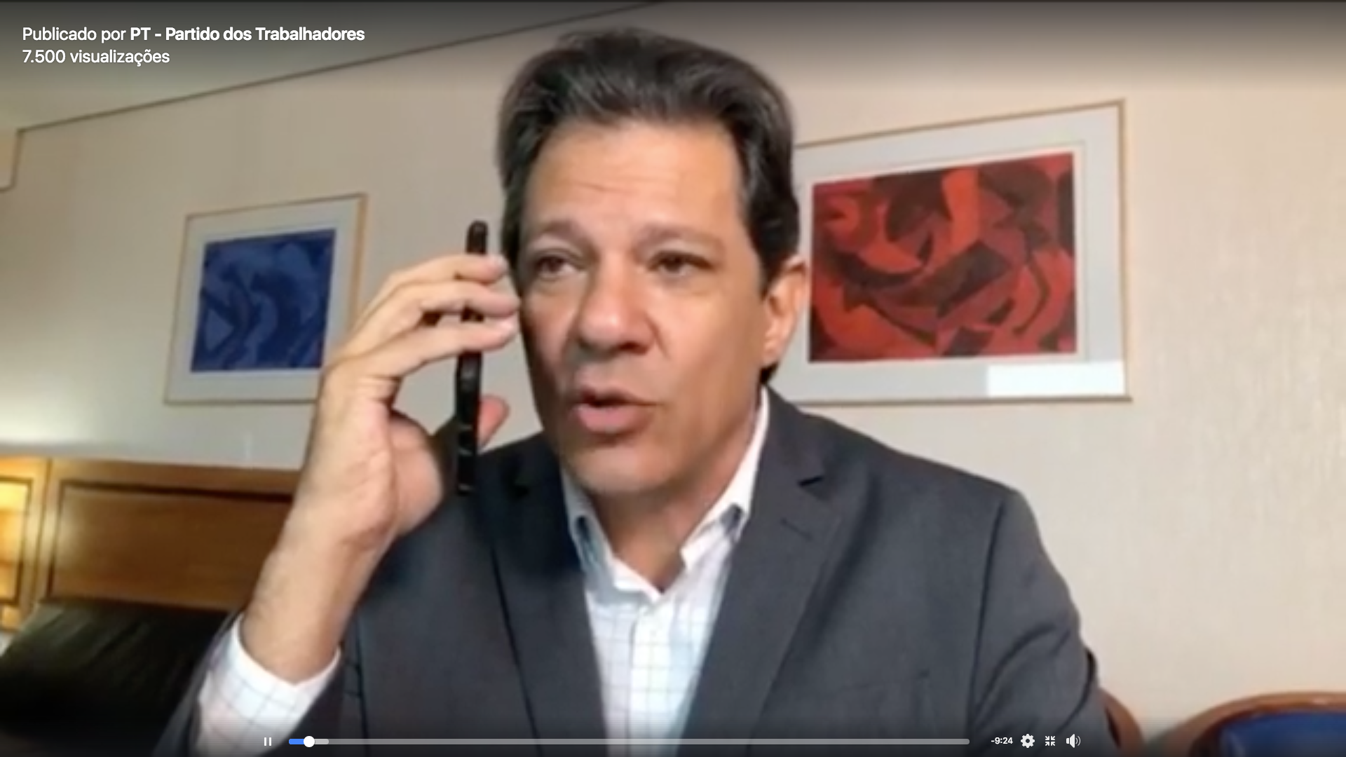 Assista: Entrevista de Fernando Haddad para a rádio Tupi