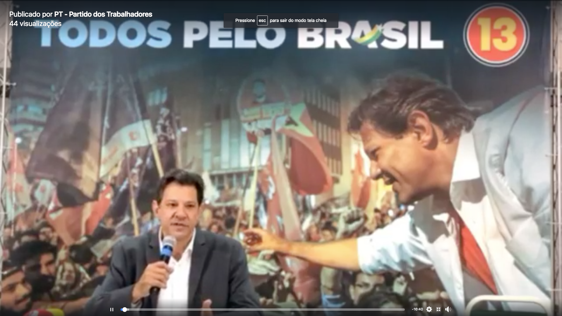 Assista: Haddad fala com imprensa internacional