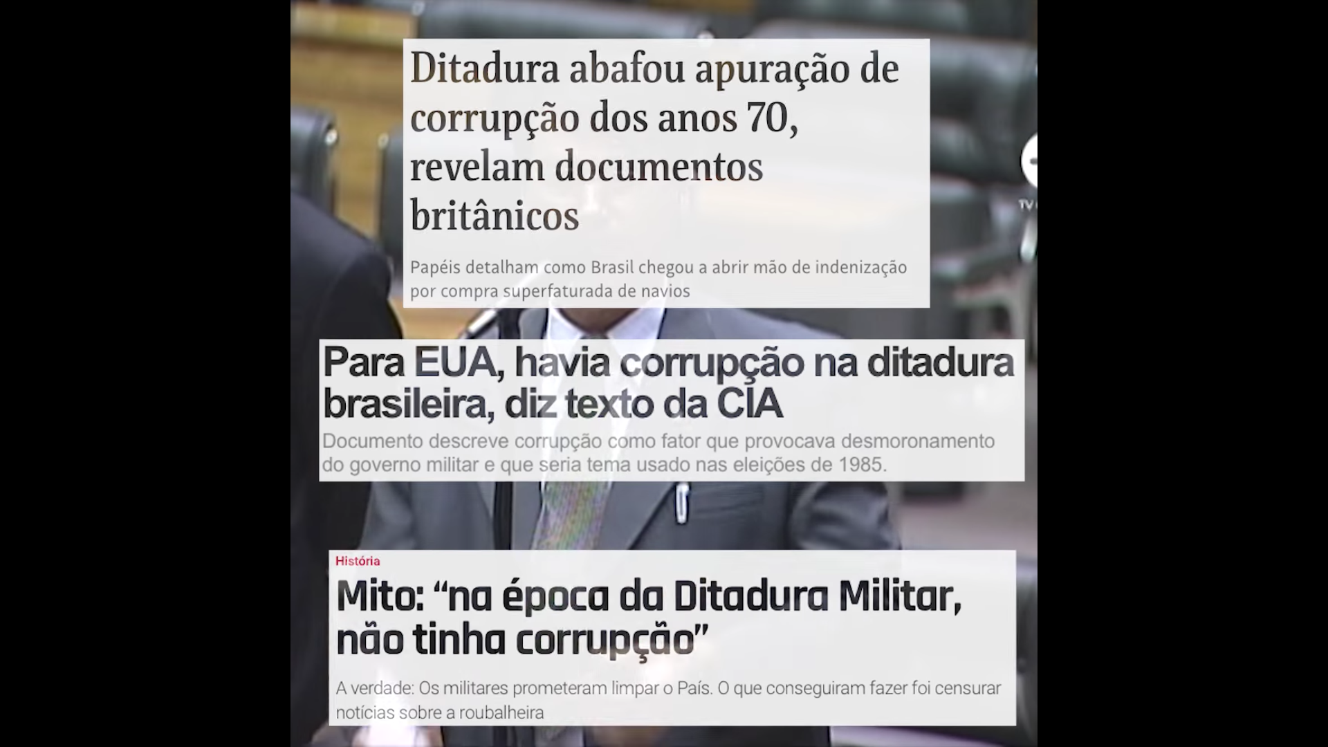 Assista: Ditadura ou Democracia? O que você quer para os próximos anos?