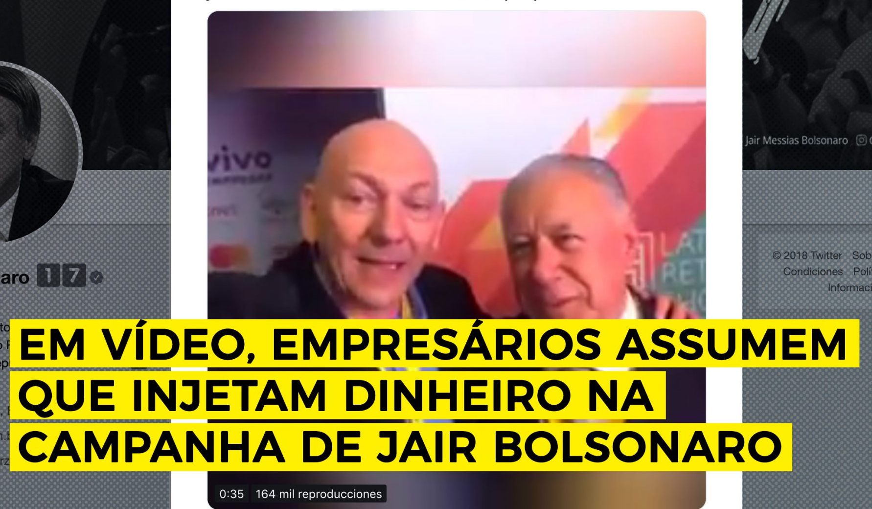 Empresários assumem injetar dinheiro na campanha de Bolsonaro